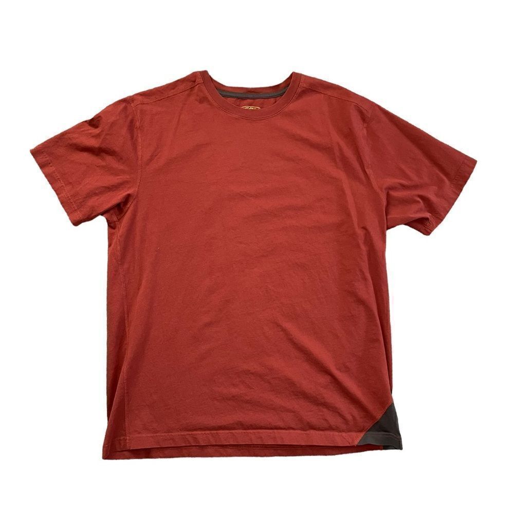 Men's KEEN Crewneck T-Shirt Burnt Orange Size XL
